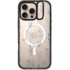 image:imageCASETiFY for iPhone 16 Pro Case  Impact Ring Stand MagSafe Compatible  Kickstand  66 ft 3x Military Grade Drop Protection  Eleanor by Ivory Paper Co  BlackSmall Blue Flowers