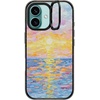 image:imageCASETiFY for iPhone 16 Pro Case  Impact Ring Stand MagSafe Compatible  Kickstand  66 ft 3x Military Grade Drop Protection  Eleanor by Ivory Paper Co  BlackFrosted Sunset