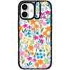 image:imageCASETiFY for iPhone 16 Pro Case  Impact Ring Stand MagSafe Compatible  Kickstand  66 ft 3x Military Grade Drop Protection  Eleanor by Ivory Paper Co  Blackbright spring flowers