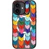 image:imageCASETiFY for iPhone 16 Pro Case  Impact Ring Stand MagSafe Compatible  Kickstand  66 ft 3x Military Grade Drop Protection  Eleanor by Ivory Paper Co  BlackClear Polka Daub Hearts