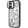image:imageCASETiFY for iPhone 16 Pro Case  Impact Ring Stand MagSafe Compatible  Kickstand  66 ft 3x Military Grade Drop Protection  Eleanor by Ivory Paper Co  BlackChrome Doodles