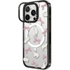 image:imageCASETiFY for iPhone 16 Pro Case  Impact Ring Stand MagSafe Compatible  Kickstand  66 ft 3x Military Grade Drop Protection  Eleanor by Ivory Paper Co  BlackRabbit Ribbon