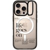 image:imageCASETiFY for iPhone 16 Pro Case  Impact Ring Stand MagSafe Compatible  Kickstand  66 ft 3x Military Grade Drop Protection  Eleanor by Ivory Paper Co  BlackLife Goes On