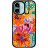 image:imageCASETiFY for iPhone 16 Pro Case  Impact Ring Stand MagSafe Compatible  Kickstand  66 ft 3x Military Grade Drop Protection  Eleanor by Ivory Paper Co  BlackEttaVee Watercolor Fleurs