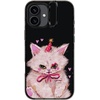 image:imageCASETiFY for iPhone 16 Pro Case  Impact Ring Stand MagSafe Compatible  Kickstand  66 ft 3x Military Grade Drop Protection  Eleanor by Ivory Paper Co  BlackCLOWN KITTY