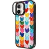 image:imageCASETiFY for iPhone 16 Pro Case  Impact Ring Stand MagSafe Compatible  Kickstand  66 ft 3x Military Grade Drop Protection  Eleanor by Ivory Paper Co  BlackClear Polka Daub Hearts