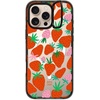 image:imageCASETiFY for iPhone 16 Pro Case  Impact Ring Stand MagSafe Compatible  Kickstand  66 ft 3x Military Grade Drop Protection  Eleanor by Ivory Paper Co  BlackSTRAWBERRIES