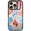 image:imageCASETiFY for iPhone 16 Pro Case  Impact Ring Stand MagSafe Compatible  Kickstand  66 ft 3x Military Grade Drop Protection  Eleanor by Ivory Paper Co  BlackSeashell