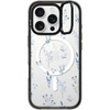 image:imageCASETiFY for iPhone 16 Pro Case  Impact Ring Stand MagSafe Compatible  Kickstand  66 ft 3x Military Grade Drop Protection  Eleanor by Ivory Paper Co  BlackSmall Blue Flowers