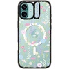 image:imageCASETiFY for iPhone 16 Pro Case  Impact Ring Stand MagSafe Compatible  Kickstand  66 ft 3x Military Grade Drop Protection  Eleanor by Ivory Paper Co  Blackpink pastel cute floral