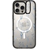 image:imageCASETiFY for iPhone 16 Pro Case  Impact Ring Stand MagSafe Compatible  Kickstand  66 ft 3x Military Grade Drop Protection  Eleanor by Ivory Paper Co  BlackSmall Blue Flowers