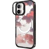image:imageCASETiFY for iPhone 16 Pro Case  Impact Ring Stand MagSafe Compatible  Kickstand  66 ft 3x Military Grade Drop Protection  Eleanor by Ivory Paper Co  BlackClouds Red