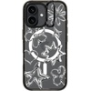 image:imageCASETiFY for iPhone 16 Pro Case  Impact Ring Stand MagSafe Compatible  Kickstand  66 ft 3x Military Grade Drop Protection  Eleanor by Ivory Paper Co  BlackChrome Doodles