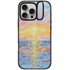 image:imageCASETiFY for iPhone 16 Pro Case  Impact Ring Stand MagSafe Compatible  Kickstand  66 ft 3x Military Grade Drop Protection  Eleanor by Ivory Paper Co  BlackFrosted Sunset