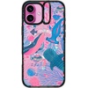 image:imageCASETiFY for iPhone 16 Pro Case  Impact Ring Stand MagSafe Compatible  Kickstand  66 ft 3x Military Grade Drop Protection  Eleanor by Ivory Paper Co  BlackUnder the Sea