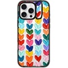 image:imageCASETiFY for iPhone 16 Pro Case  Impact Ring Stand MagSafe Compatible  Kickstand  66 ft 3x Military Grade Drop Protection  Eleanor by Ivory Paper Co  BlackClear Polka Daub Hearts