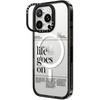 image:imageCASETiFY for iPhone 16 Pro Case  Impact Ring Stand MagSafe Compatible  Kickstand  66 ft 3x Military Grade Drop Protection  Eleanor by Ivory Paper Co  BlackLife Goes On
