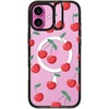 image:imageCASETiFY for iPhone 16 Pro Case  Impact Ring Stand MagSafe Compatible  Kickstand  66 ft 3x Military Grade Drop Protection  Eleanor by Ivory Paper Co  BlackCherries
