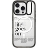 image:imageCASETiFY for iPhone 16 Pro Case  Impact Ring Stand MagSafe Compatible  Kickstand  66 ft 3x Military Grade Drop Protection  Eleanor by Ivory Paper Co  BlackLife Goes On