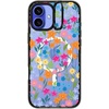 image:imageCASETiFY for iPhone 16 Pro Case  Impact Ring Stand MagSafe Compatible  Kickstand  66 ft 3x Military Grade Drop Protection  Eleanor by Ivory Paper Co  Blackbright spring flowers