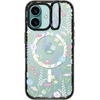 image:imageCASETiFY for iPhone 16 Pro Case  Impact Ring Stand MagSafe Compatible  Kickstand  66 ft 3x Military Grade Drop Protection  Eleanor by Ivory Paper Co  Blackpink pastel cute floral
