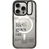image:imageCASETiFY for iPhone 16 Pro Case  Impact Ring Stand MagSafe Compatible  Kickstand  66 ft 3x Military Grade Drop Protection  Eleanor by Ivory Paper Co  BlackLife Goes On