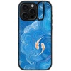 image:imageCASETiFY for iPhone 16 Pro Case  Impact Ring Stand MagSafe Compatible  Kickstand  66 ft 3x Military Grade Drop Protection  Eleanor by Ivory Paper Co  BlackTwo Little Koi