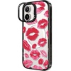 image:imageCASETiFY for iPhone 16 Pro Case  Impact Ring Stand MagSafe Compatible  Kickstand  66 ft 3x Military Grade Drop Protection  Eleanor by Ivory Paper Co  BlackLipstick Kisses