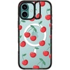 image:imageCASETiFY for iPhone 16 Pro Case  Impact Ring Stand MagSafe Compatible  Kickstand  66 ft 3x Military Grade Drop Protection  Eleanor by Ivory Paper Co  BlackCherries