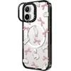 image:imageCASETiFY for iPhone 16 Pro Case  Impact Ring Stand MagSafe Compatible  Kickstand  66 ft 3x Military Grade Drop Protection  Eleanor by Ivory Paper Co  BlackRabbit Ribbon