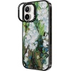 image:imageCASETiFY for iPhone 16 Pro Case  Impact Ring Stand MagSafe Compatible  Kickstand  66 ft 3x Military Grade Drop Protection  Eleanor by Ivory Paper Co  BlackWild Squill Flowers