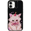 image:imageCASETiFY for iPhone 16 Pro Case  Impact Ring Stand MagSafe Compatible  Kickstand  66 ft 3x Military Grade Drop Protection  Eleanor by Ivory Paper Co  BlackCLOWN KITTY