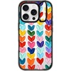 image:imageCASETiFY for iPhone 16 Pro Case  Impact Ring Stand MagSafe Compatible  Kickstand  66 ft 3x Military Grade Drop Protection  Eleanor by Ivory Paper Co  BlackClear Polka Daub Hearts