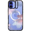 image:imageCASETiFY for iPhone 16 Pro Case  Impact Ring Stand MagSafe Compatible  Kickstand  66 ft 3x Military Grade Drop Protection  Eleanor by Ivory Paper Co  BlackClouds