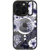 image:imageCASETiFY for iPhone 16 Pro Case  Impact Ring Stand MagSafe Compatible  Kickstand  66 ft 3x Military Grade Drop Protection  Eleanor by Ivory Paper Co  BlackBlue Spring