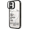 image:imageCASETiFY for iPhone 16 Pro Case  Impact Ring Stand MagSafe Compatible  Kickstand  66 ft 3x Military Grade Drop Protection  Eleanor by Ivory Paper Co  BlackLife Goes On