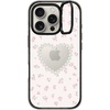 image:imageCASETiFY for iPhone 16 Pro Case  Impact Ring Stand MagSafe Compatible  Kickstand  66 ft 3x Military Grade Drop Protection  Eleanor by Ivory Paper Co  BlackPearly Heart
