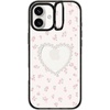 image:imageCASETiFY for iPhone 16 Pro Case  Impact Ring Stand MagSafe Compatible  Kickstand  66 ft 3x Military Grade Drop Protection  Eleanor by Ivory Paper Co  BlackPearly Heart