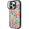 image:imageCASETiFY for iPhone 16 Pro Case  Impact Ring Stand MagSafe Compatible  Kickstand  66 ft 3x Military Grade Drop Protection  Eleanor by Ivory Paper Co  Blackbright spring flowers