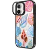 image:imageCASETiFY for iPhone 16 Pro Case  Impact Ring Stand MagSafe Compatible  Kickstand  66 ft 3x Military Grade Drop Protection  Eleanor by Ivory Paper Co  BlackSeashell
