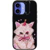 image:imageCASETiFY for iPhone 16 Pro Case  Impact Ring Stand MagSafe Compatible  Kickstand  66 ft 3x Military Grade Drop Protection  Eleanor by Ivory Paper Co  BlackCLOWN KITTY