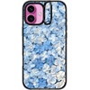 image:imageCASETiFY for iPhone 16 Pro Case  Impact Ring Stand MagSafe Compatible  Kickstand  66 ft 3x Military Grade Drop Protection  Eleanor by Ivory Paper Co  BlackBlue Hydrangea
