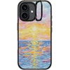 image:imageCASETiFY for iPhone 16 Pro Case  Impact Ring Stand MagSafe Compatible  Kickstand  66 ft 3x Military Grade Drop Protection  Eleanor by Ivory Paper Co  BlackFrosted Sunset