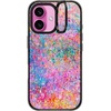 image:imageCASETiFY for iPhone 16 Pro Case  Impact Ring Stand MagSafe Compatible  Kickstand  66 ft 3x Military Grade Drop Protection  Eleanor by Ivory Paper Co  BlackMy Neon Summer