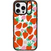 image:imageCASETiFY for iPhone 16 Pro Case  Impact Ring Stand MagSafe Compatible  Kickstand  66 ft 3x Military Grade Drop Protection  Eleanor by Ivory Paper Co  BlackSTRAWBERRIES
