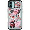 image:imageCASETiFY for iPhone 16 Pro Case  Impact Ring Stand MagSafe Compatible  Kickstand  66 ft 3x Military Grade Drop Protection  Eleanor by Ivory Paper Co  BlackStrawberry Bats