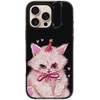image:imageCASETiFY for iPhone 16 Pro Case  Impact Ring Stand MagSafe Compatible  Kickstand  66 ft 3x Military Grade Drop Protection  Eleanor by Ivory Paper Co  BlackCLOWN KITTY