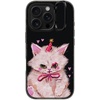image:imageCASETiFY for iPhone 16 Pro Case  Impact Ring Stand MagSafe Compatible  Kickstand  66 ft 3x Military Grade Drop Protection  Eleanor by Ivory Paper Co  BlackCLOWN KITTY