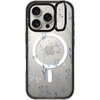 image:imageCASETiFY for iPhone 16 Pro Case  Impact Ring Stand MagSafe Compatible  Kickstand  66 ft 3x Military Grade Drop Protection  Eleanor by Ivory Paper Co  BlackSmall Blue Flowers
