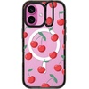 image:imageCASETiFY for iPhone 16 Pro Case  Impact Ring Stand MagSafe Compatible  Kickstand  66 ft 3x Military Grade Drop Protection  Eleanor by Ivory Paper Co  BlackCherries